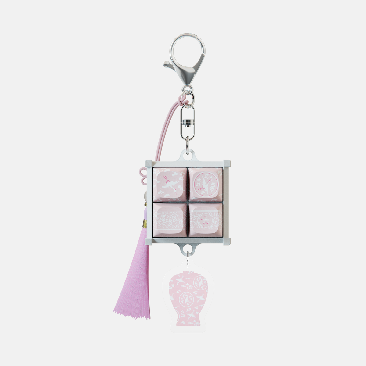 Keycap Keychain Set of Four — Mixed
